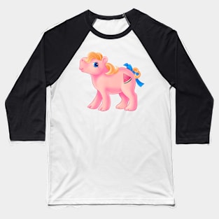 G1 My Little Pony Styled Capybara Baseball T-Shirt